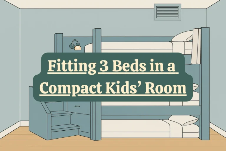 Shared Bedroom Strategies: Fitting 3 Beds in a Compact Kids’ Room