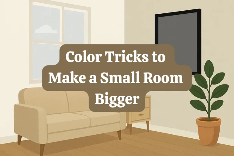 Designer-Approved Color Tricks to Make a Small Room Look Bigger